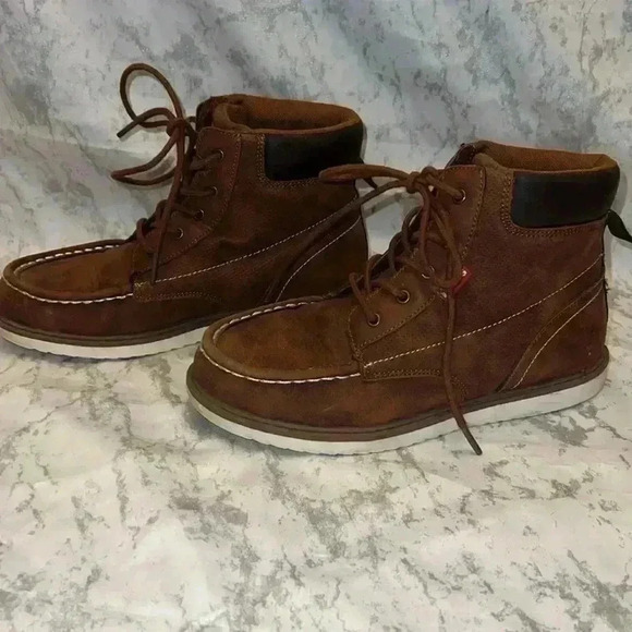 Levi Boys Synthetic Lace-Up Rubber Sole Boots - Picture 2 of 5